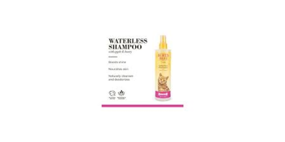 Burt’s Bees Cat Waterless Shampoo Review